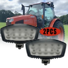 2PCS LED Upper Work Lights Flood for Kubota B Series/ M6 141 131 111 TD170-75300