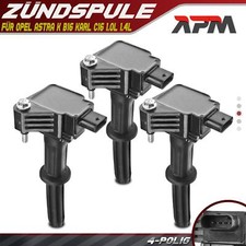 3x Zündspule Zündmodul für Opel Astra K B16 Karl C16 1.0L 1.4L Schrägheck Kombi
