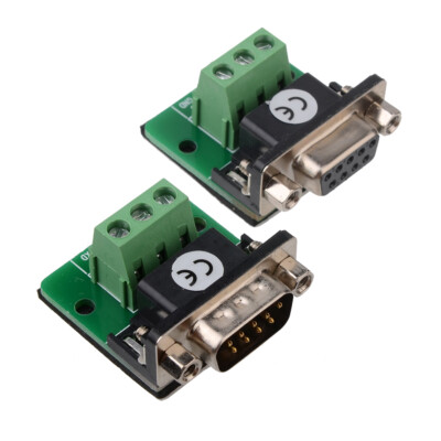 RS232 D-SUB DB9 Stecker Adapter auf Terminal Connector Signalmodul
