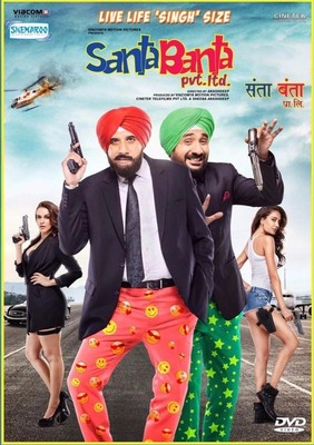 Santa Banta Pvt Ltd - Boman Irani, Vir Das - Bollywood Movie DVD (Region Free)