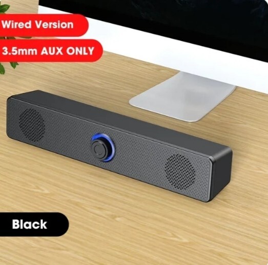 PC soundbar wired &wireless bluetooth speaker-image