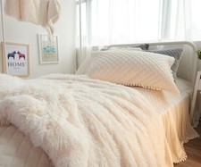 Ceruleanhome 1pc 100 Velvet Flannel Duvet Cover, Solid Color, No Inside Filler,