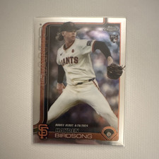 Topps 2025 Chrome Update Hayden Birdsong Rookie Debut Giants USC159