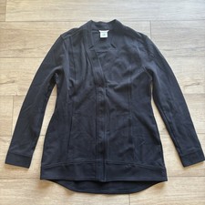 Cabi Around The Clock Center Blazer Jacket Black Hidden Zip Up 5480 Size Medium