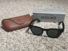 Ray-Ban Meta Headliner Gen 2 Shiny Black Standard RW4013 AI Smart Glasses