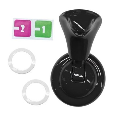  Car Push Start Button Cover, Metal Engine Start Stop Button Cover, Cool Black