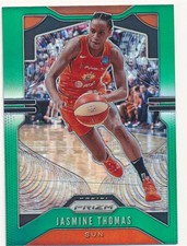 JASMINE THOMAS 2020 PANINI PRIZM GREEN WNBA #7 SUN BASKETBALL MINT