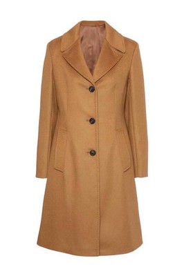   MAX MARA Fashion Group Coat  Intrend Wool Long Wool Camel Coat IT36_FR34