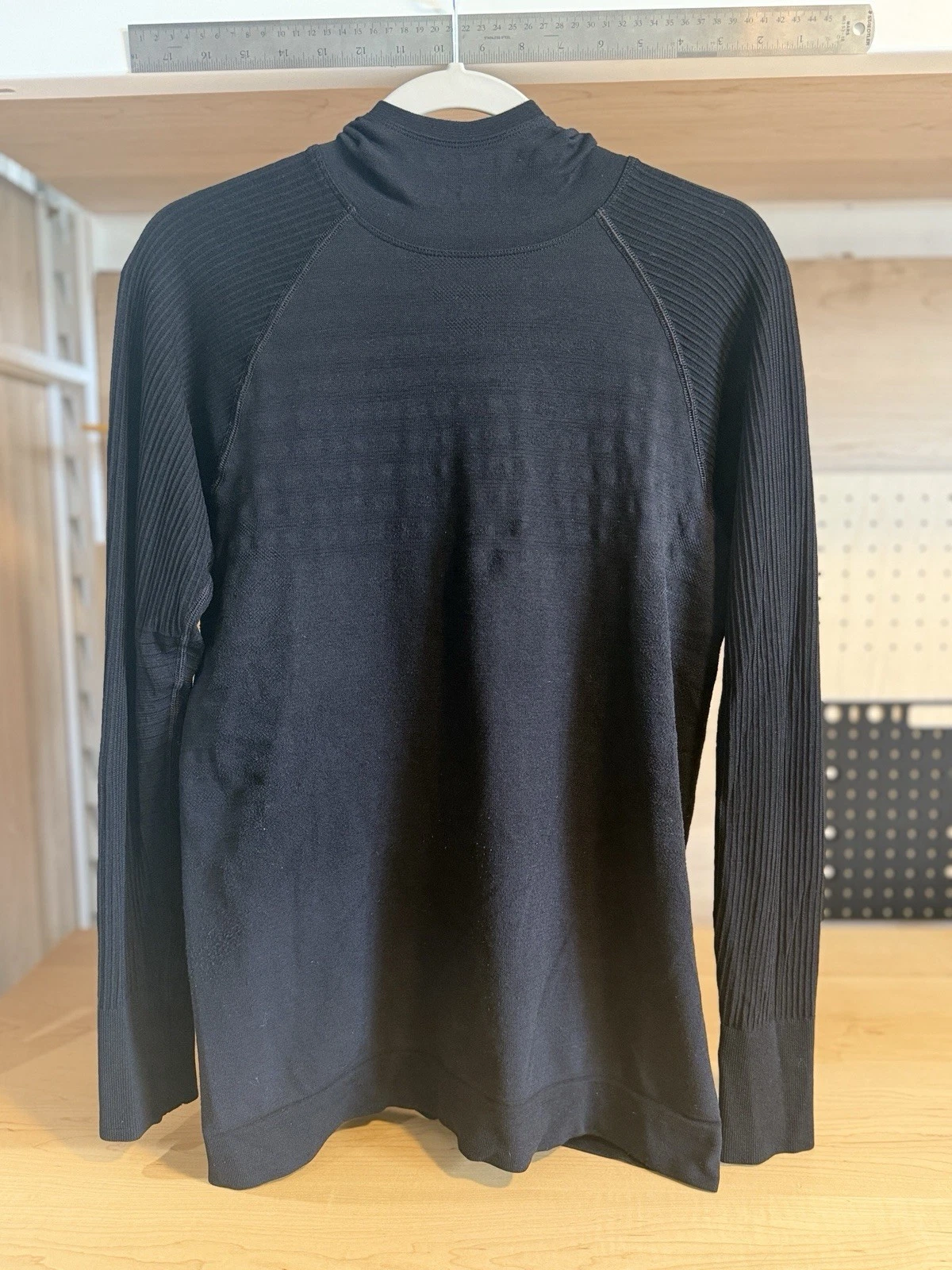 Lululemon Keep The Heat Thermal Hoodie Black Size M Men’s Thermal Wool Running