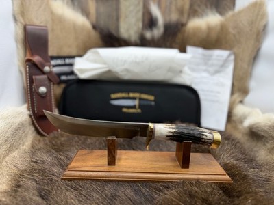 Randall 4-6 Big Game Skinner Leather Sheath Mint Butcher Paper & Puma Pouch