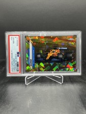 2020 Topps Chrome Sapphire Formula 1 F1 Carlos Sainz Gold 08/50 PSA 8 #28