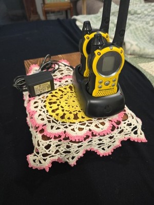 Motorola 2-Way Radios Set w/ Charger Dock Parts Repair Tested Read