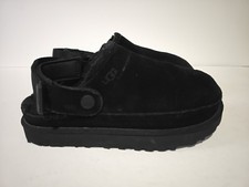 UGG GOLDENSTAR CLOG BLACK SLIDE SLIP ON PLATFORM CLOG SANDAL US 6