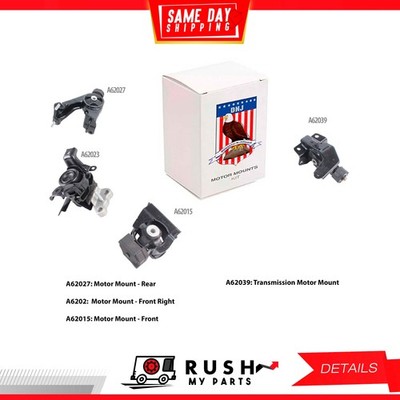 09-13 NEW Motor & Trans Mount Kit For Toyota 1.8L L4 DOHC 16v DNJ MMK1059