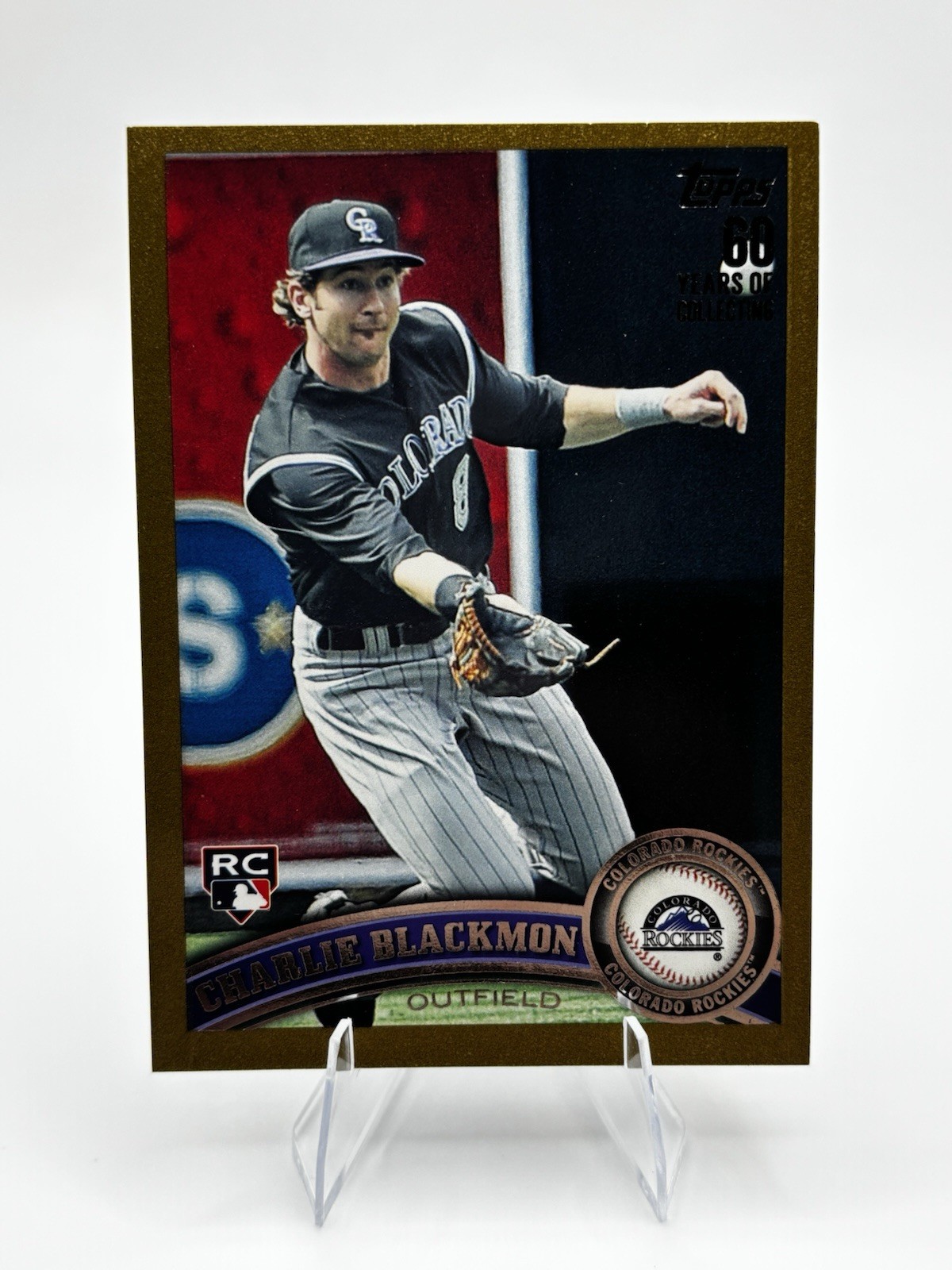 2011 Topps Update Series - Charlie Blackmon #US231 Gold /2011 (RC)