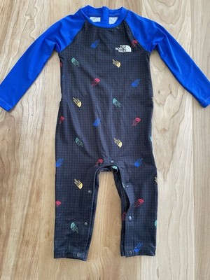 The North Face Infant 12-18M Amphibious One-Piece Swim Suit UV Protection