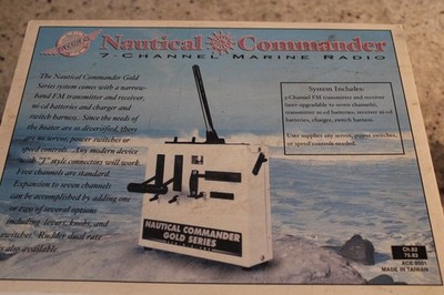 Ace Nautical Commander 7 channel Radio Control  System