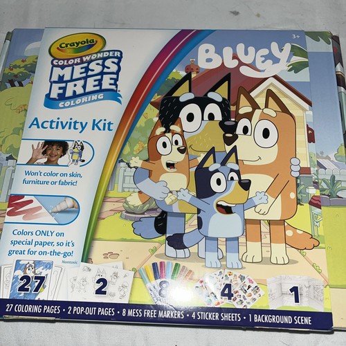 BLUEY Crayola Color Wonder Mess Free Coloring Activity Kit - NEW - Picture 2 of 2