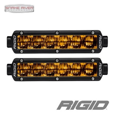 Rigid Industries Nebel Licht Paar Sr Serie Pro 6 '' SAE Strasse Legal 906704 Gelb