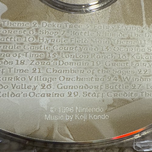 1998 Nintendo The Legend Of Zelda Ocarina Of Time Soundtrack Koji Kondo RAR - Bild 4 von 6