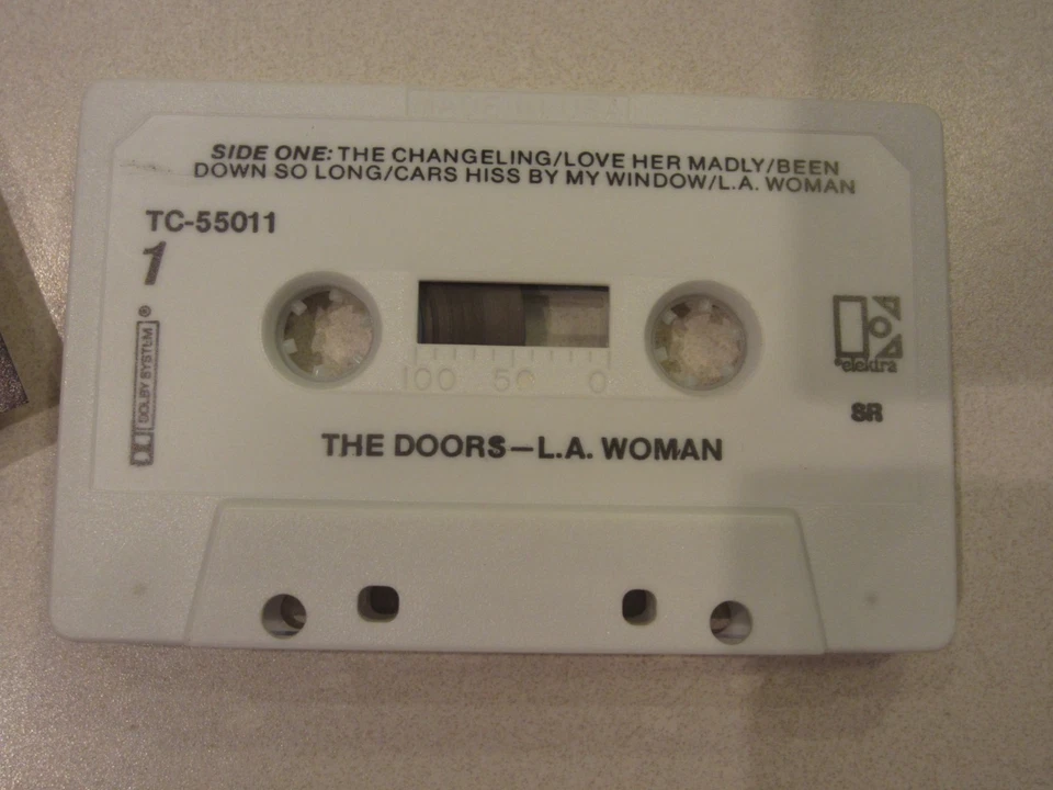 THE DOORS album US Elektra cassette L.A. WOMAN album play tested TAPE Exc. - Image 2 of 4