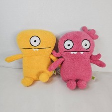 Ugly Dolls Hasbro Moxy And Orange One Eye Monster Plush Lot of 2 Stuffed Animal