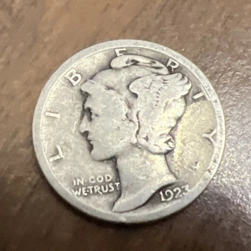 1923 MERCURY SILVER DIME ACTUAL COIN Get More Today & Save Shop Here Buy Here