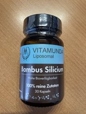 Vitamunda Bambus Silicium - 30 Kapseln - hohe Bioverfügbarkeit -MHD 09/27