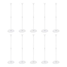 10 Sets Balloon Stands for Table 27.5inch Balloon Sticks with Base