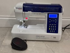 Necchi Millepunti Pro 200 Computerised Sewing Machine With Foot Pedal Working