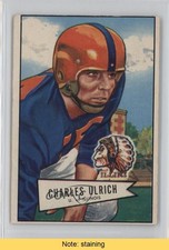 1952 Bowman Small Chuck Ulrich #134 READ 0b2