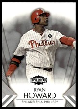 2012 Topps Triple Threads #83 Ryan Howard Philadelphia Phillies Baseball