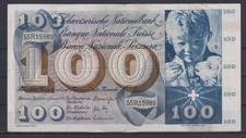 Switzerland 100 Franken 1967   VG++VF &483