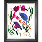 Sea Garden Original Acrylic Painting Abstract Ocean Floral Wall Art Signed Gift — photo 8