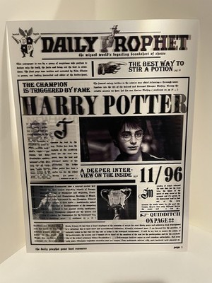 Severus Snape (Harry Potter) Daily Prophet 3D Holographic Lenticular Poster