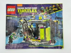 Lego 79119 Teenage Mutant Ninja Turtles Mutation Chamber Unleashed 100% Complete