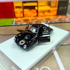 OLD 1:64 Black 1939 Type 64 Classic Vintage Model Diecast Metal Car Collection