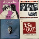 Los Lobos Elton John Seals & Croft Eagles Vinyl Record Lot
