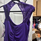 R&M Richards Seafoam Dress Size 10 Purple with Rhinestone accents  — photo 4