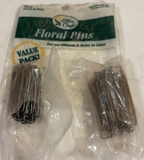 Fibre Craft Floral Pins 1  " U Shaped Pins .............Pins