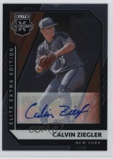 2021 Panini Elite Extra Edition Optic Signatures /99 Calvin Ziegler Auto 12jy