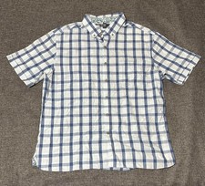 Van Heusen Men's XL 17-17 1/2 Checkered Short Sleeve Shirt
