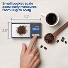 AWS ZX-650 Digital Pocket Scale 650g x 0.1g Precision Jewelry Gram Gold Scale Ne — photo 4