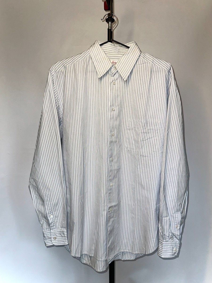 Yohji Yamamoto COSTUME D’HOMME SHIRT Yohji Yamamoto Costume D'Homme Striped Button-Up Shirt Made In