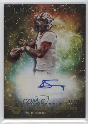 2022-23 Bowman Inception University Gold Foil 31/50 Spencer Sanders Auto 0q5k