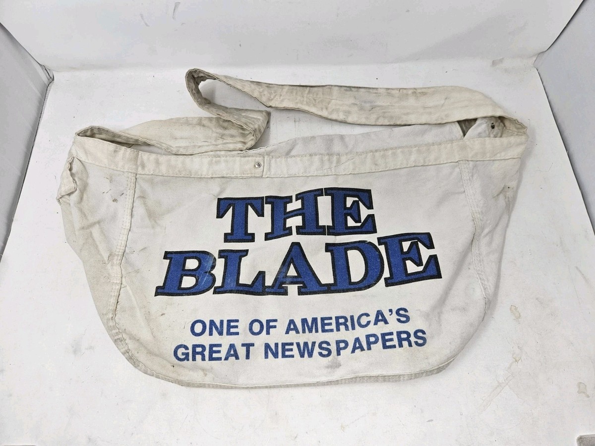 Vintage The Blade Toledo Newspaper Bag | eBay