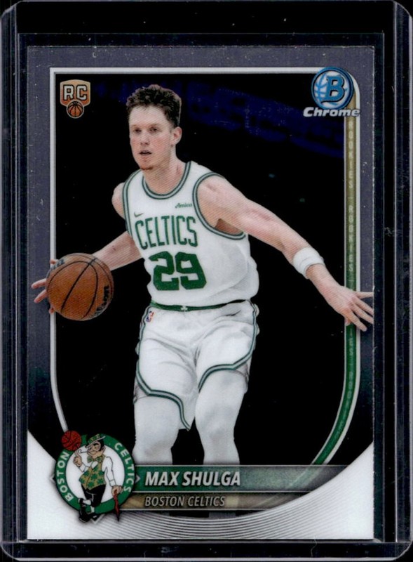 2025-26 Bowman Max Shulga Chrome RC Rookie #BCV-53 Celtics