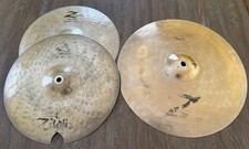 Zildjian Z Custom 13" Hi Hats  16" Medium Crash Cymbal Damage Lot Free Shipping