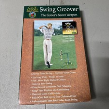 Club Champ Swing Groover Golf Trainer Indoor Outdoor Metal. New