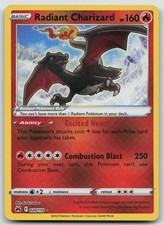 Radiant Charizard Crown Zenith Card 020/159 Fresh Near Mint Condition
